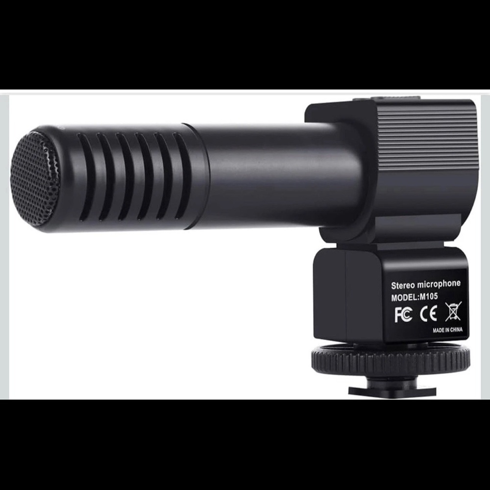 M105 Stereo Microphone Compatible with Digital Camcorder